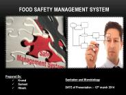 Food safety management system