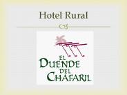 Hotel rural El Chafaril - Habitaciones