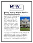 Michigan Pressure Washing Company PowerPoint PPT Presentation