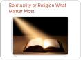 Religion and Spirituality PowerPoint PPT Presentation