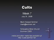 Cults
