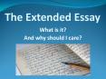 The Extended Essay PowerPoint PPT Presentation