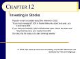 Investing in Stocks PowerPoint PPT Presentation