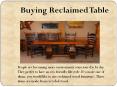Bying-reclaimed-table PowerPoint PPT Presentation