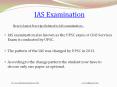 IAS examination PowerPoint PPT Presentation