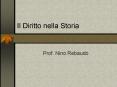 Il Diritto nella Storia PowerPoint PPT Presentation