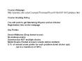 Course Webpage: http://panda.unm.edu/Courses/Thomas/Phys161fa10/P161Syllabus.htm Course Grading Policy You will want to get Mastering Physics and an iClicker Registration info on the webpage Key Points: Seven Midterms (Drop lowest score) No makeup PowerPoint PPT Presentation