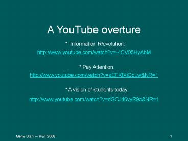 presentation player overlay