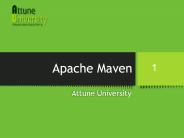 Online Apache Maven Training