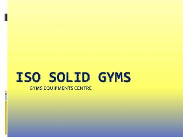 Gym Use Equipment in Delhi (1)