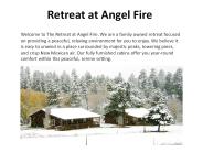 Retreat at Angel Fire