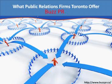 What Public Relations Firms Toronto Offer