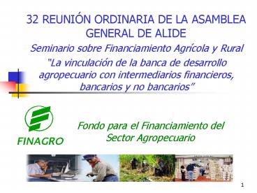 Fondo para el Financiamiento del Sector Agropecuario
