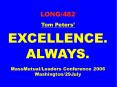 LONG/482 Tom Peters PowerPoint PPT Presentation
