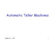 Automatic Teller Machines