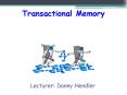 Software Transactional Memory for Dynamic-Sized Data Structures (DSTM) PowerPoint PPT Presentation