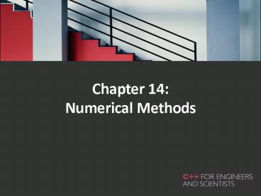 Chapter 14: Numerical Methods presentation | free to view