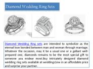 Diamond Wedding Ring Sets
