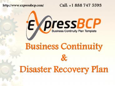 Business Continuity & Disaster Recovery Plan