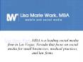 Lisa Marie Wark a leading social media firm in Las Vegas PowerPoint PPT Presentation