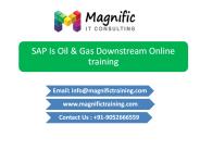 sap is oil and gas downstream online training