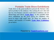 Feature and Benefit of Portable Trade Show Exhibitions
