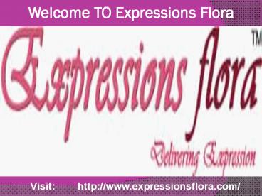 Fresh Send flowers online India presents Expressions Flora