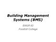 Building Management Systems (BMS) PowerPoint PPT Presentation