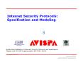 Internet Security Protocols: Specification and Modeling PowerPoint PPT Presentation