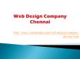 Web Design Company Chennai PowerPoint PPT Presentation