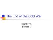 The End of the Cold War