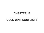 CHAPTER 18  COLD WAR CONFLICTS