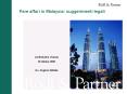 Fare affari in Malaysia: suggerimenti legali PowerPoint PPT Presentation