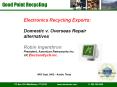 Electronics Recycling Exports: PowerPoint PPT Presentation