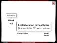 E-collaboration for healthcare (Telemedicine / E-prescription) PowerPoint PPT Presentation