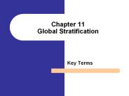 Chapter 11 Global Stratification