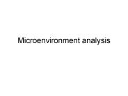 Microenvironment analysis