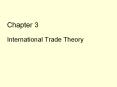International Trade Theory PowerPoint PPT Presentation