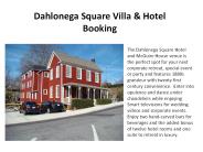 Dahlonega Square Villa & Hotel Booking
