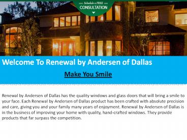 Renewal by Andersen of Dallas