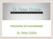 Prevention of Lyme Disease