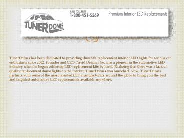 TunerDomes Premium Automotive Interior LEDs (1)