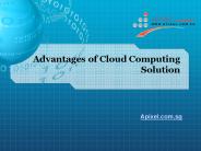 Cloud Computing Advantages