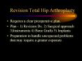 Revision Total Hip Arthroplasty PowerPoint PPT Presentation