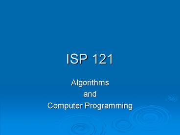 ISP 121