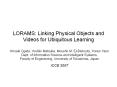 LORAMS: Linking Physical Objects and Videos for Ubiquitous Learning PowerPoint PPT Presentation