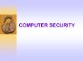COMPUTER SECURITY PowerPoint PPT Presentation