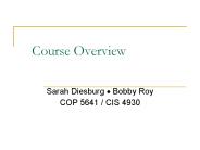 Course Overview