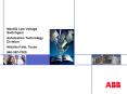 MaxSG Low Voltage Switchgear PowerPoint PPT Presentation
