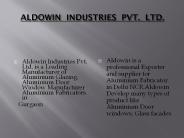 Aluminium Fabricators in Delhi